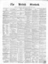 British Standard Friday 22 January 1858 Page 1