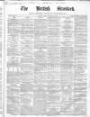 British Standard Friday 18 January 1861 Page 1