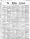 British Standard Friday 25 January 1861 Page 1