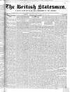British Statesman Saturday 24 September 1842 Page 1