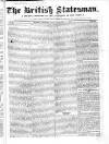 British Statesman Saturday 24 December 1842 Page 1