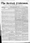 British Statesman Saturday 21 January 1843 Page 1