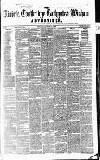 Airdrie & Coatbridge Advertiser Saturday 21 October 1865 Page 1