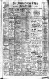Airdrie & Coatbridge Advertiser Saturday 29 August 1914 Page 1