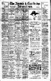 Airdrie & Coatbridge Advertiser Saturday 30 September 1922 Page 1
