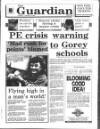Enniscorthy Guardian Thursday 25 January 1990 Page 1