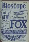 The Bioscope Thursday 12 June 1919 Page 1