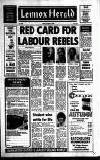 Lennox Herald Friday 03 October 1986 Page 1