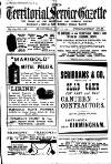 Volunteer Service Gazette and Military Dispatch Saturday 18 July 1914 Page 1