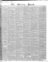 Morning Herald (London) Saturday 27 May 1837 Page 1