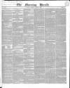 Morning Herald (London) Saturday 02 March 1839 Page 1