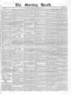 Morning Herald (London) Saturday 03 October 1840 Page 1