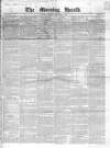 Morning Herald (London) Monday 02 November 1840 Page 1