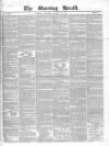 Morning Herald (London) Saturday 12 August 1843 Page 1