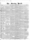 Morning Herald (London) Friday 27 November 1846 Page 1
