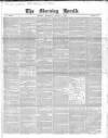 Morning Herald (London) Thursday 01 March 1849 Page 1