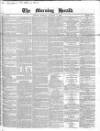 Morning Herald (London) Monday 07 January 1850 Page 1