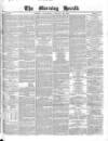 Morning Herald (London) Wednesday 23 January 1850 Page 1
