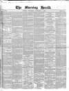 Morning Herald (London) Wednesday 04 September 1850 Page 1