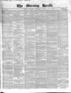 Morning Herald (London) Saturday 01 February 1851 Page 1
