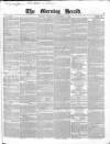 Morning Herald (London) Monday 08 September 1851 Page 1