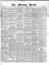 Morning Herald (London) Friday 01 October 1852 Page 1