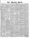 Morning Herald (London) Tuesday 02 November 1852 Page 1