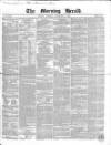Morning Herald (London) Tuesday 09 November 1852 Page 1