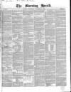Morning Herald (London) Wednesday 08 December 1852 Page 1