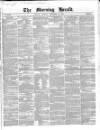 Morning Herald (London) Tuesday 14 December 1852 Page 1