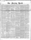Morning Herald (London) Monday 10 January 1853 Page 1