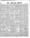 Morning Herald (London) Wednesday 02 March 1853 Page 1