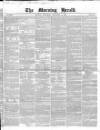 Morning Herald (London) Thursday 01 September 1853 Page 1