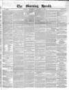 Morning Herald (London) Wednesday 01 November 1854 Page 1