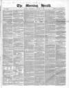 Morning Herald (London) Wednesday 08 October 1856 Page 1