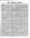 Morning Herald (London) Saturday 22 November 1856 Page 1