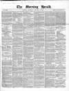 Morning Herald (London) Saturday 03 January 1857 Page 1