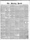 Morning Herald (London) Monday 09 February 1857 Page 1