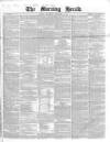 Morning Herald (London) Wednesday 23 September 1857 Page 1