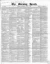 Morning Herald (London) Thursday 03 July 1862 Page 1