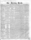 Morning Herald (London) Wednesday 22 October 1862 Page 1