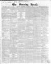 Morning Herald (London) Saturday 01 November 1862 Page 1