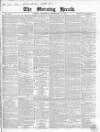 Morning Herald (London) Wednesday 10 December 1862 Page 1