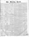 Morning Herald (London) Wednesday 14 January 1863 Page 1