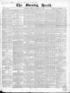 Morning Herald (London) Friday 30 January 1863 Page 1