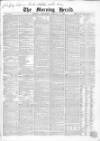 Morning Herald (London) Wednesday 10 January 1866 Page 1