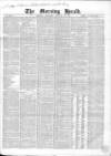 Morning Herald (London) Saturday 13 January 1866 Page 1