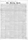 Morning Herald (London) Saturday 03 February 1866 Page 1