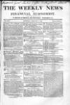 Douglas Jerrold's Weekly Newspaper Saturday 09 February 1850 Page 1