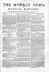 Douglas Jerrold's Weekly Newspaper Saturday 16 February 1850 Page 1